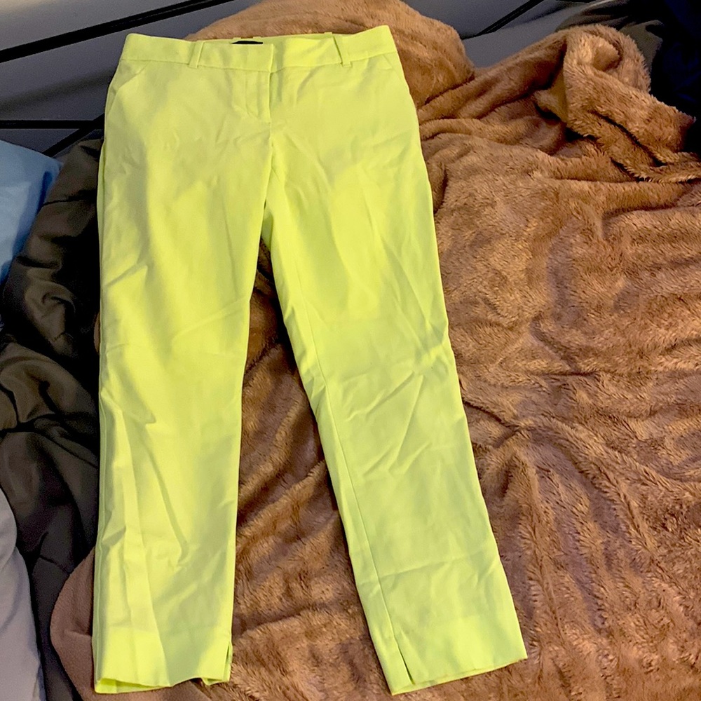 Light green slacks